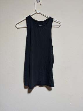 Lululemon Black Open-Back Athletic Tank Top